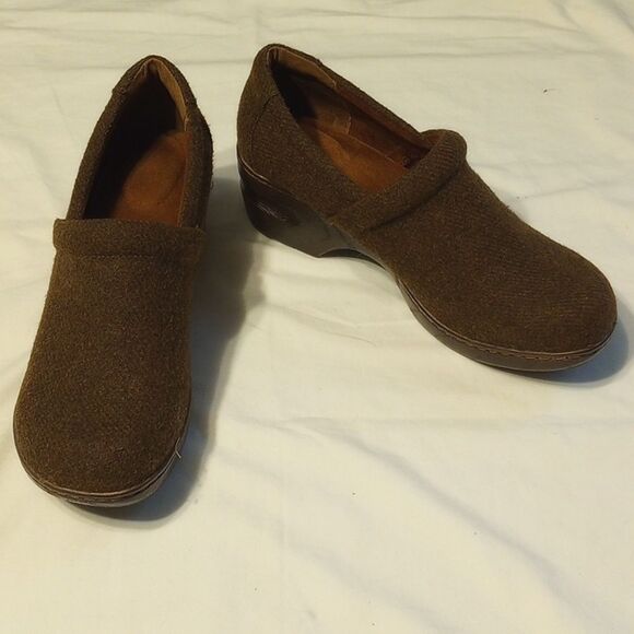 Brown Tweed b.o.c. Mules - Picture 1 of 11